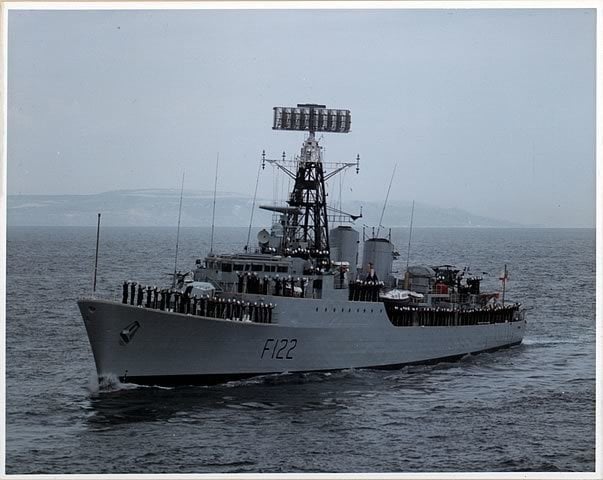 El HMS Gurkha, uno de los últimos buques de la Royal Navy que estuvo en Gibraltar. 
