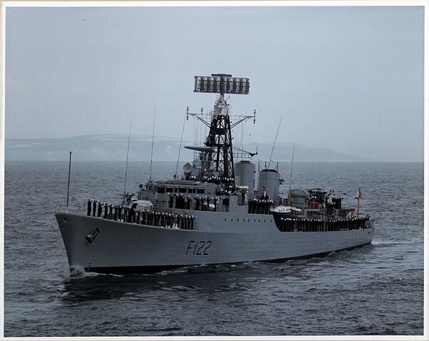 El HMS Gurkha, uno de los &uacute;ltimos buques de la Royal Navy que estuvo en Gibraltar. 