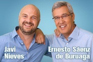 Javi Nieves y Ernesto Sáenz de Buruaga.