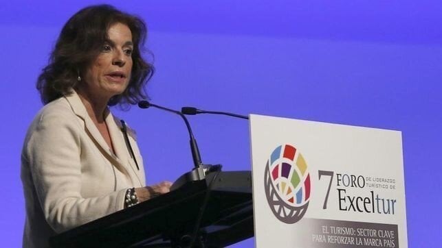 Ana Botella en una conferencia reciente.