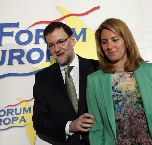 Mariano Rajoy y Arantxa Quiroga.