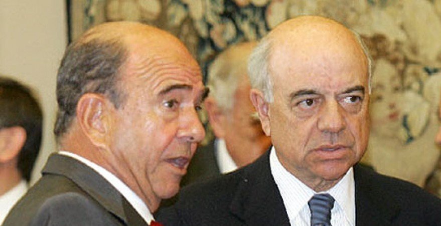 Emilio Botín (Banco Santander) y Francisco González (BBVA).