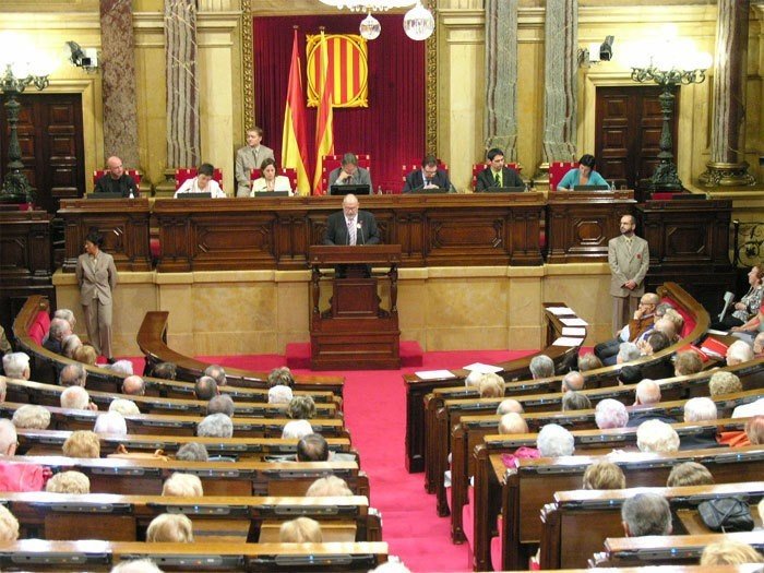 El Parlamento de Cataluña.