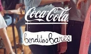 Cartel de la campaña 'Benditos bares' de Coca-Cola.