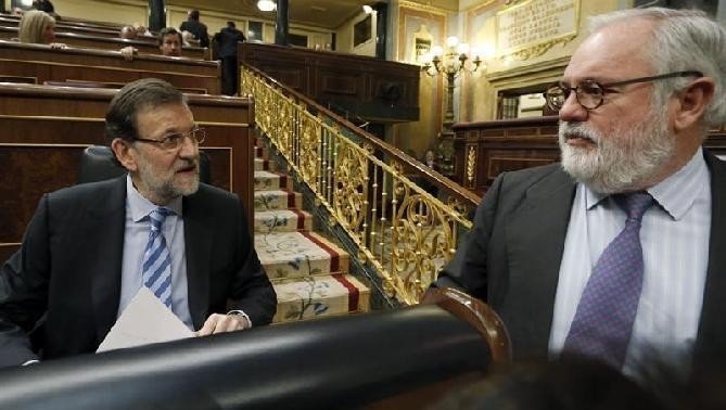 Rajoy y Arias Cañete.