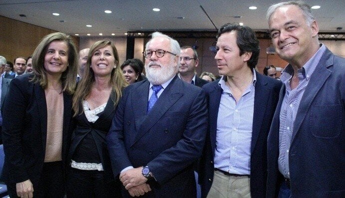 Arias Ca&ntilde;ete present&oacute; ayer en Barcelona el programa del PP para las europeas.