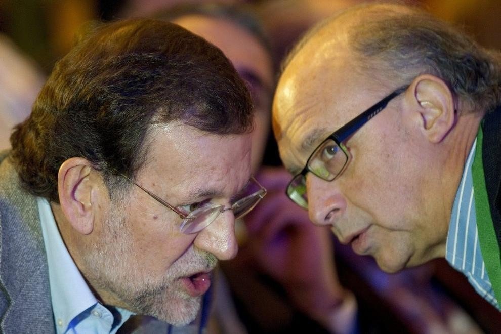 Mariano Rajoy y Cristóbal Montoro.