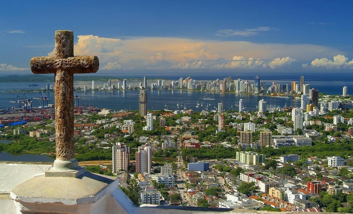 Cartagena de Indias desde el Cerro de La Popa.
