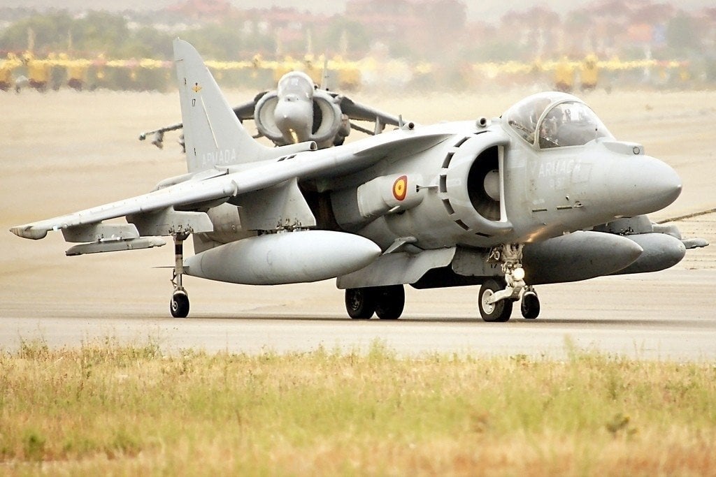 Harriers de la Armada española.