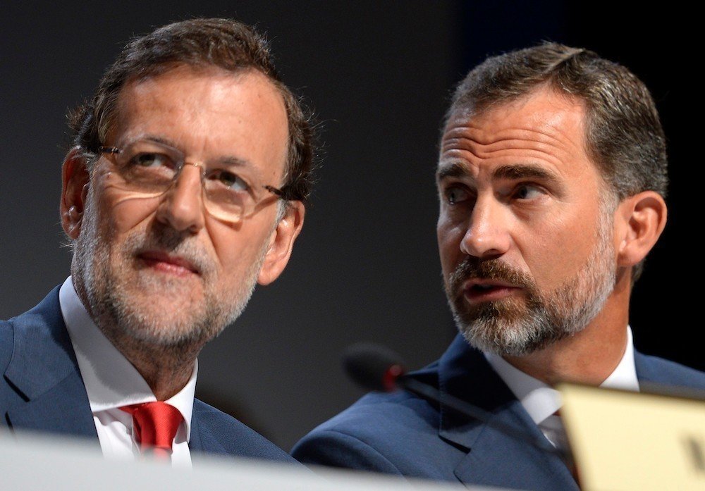 Mariano Rajoy y don Felipe de Borbón.