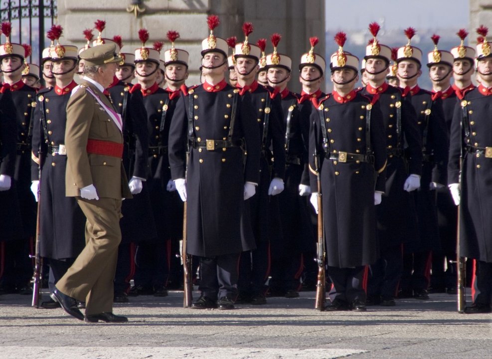 Juan Carlos I en la Pascua Militar de 2009.