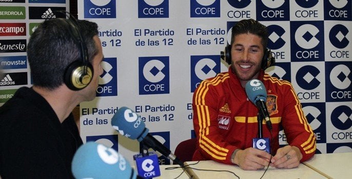 Sergio Ramos en 'El partido de las 12'.
