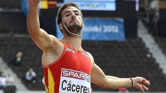 Eusebio Cáceres, una de las jóvenes promesas del atletismo español.