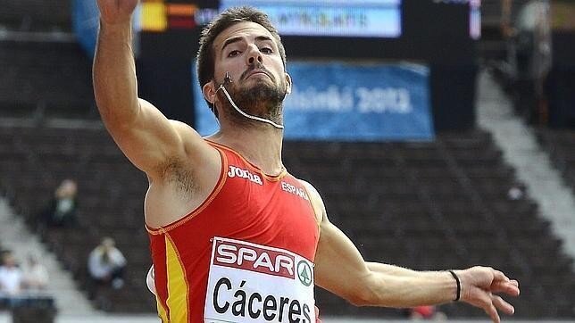Eusebio C&aacute;ceres, una de las j&oacute;venes promesas del atletismo espa&ntilde;ol.