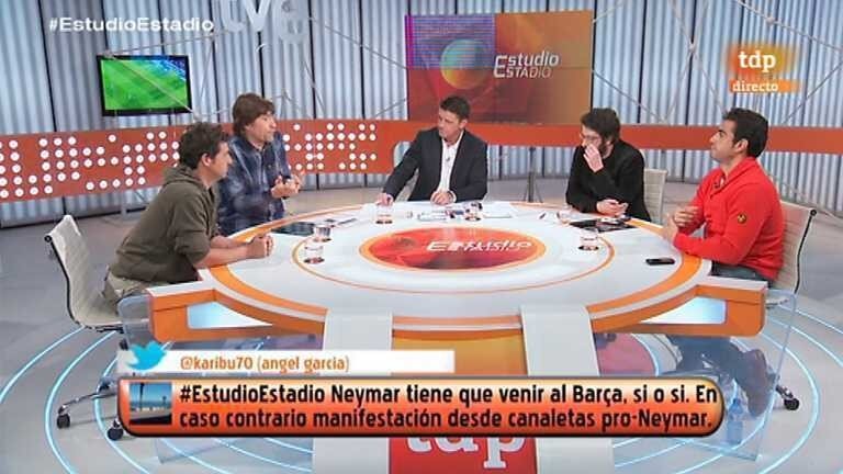 El plat&oacute; de 'Estudio Estadio', en TDP.