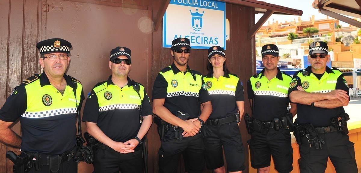 Policías locales de Algeciras.