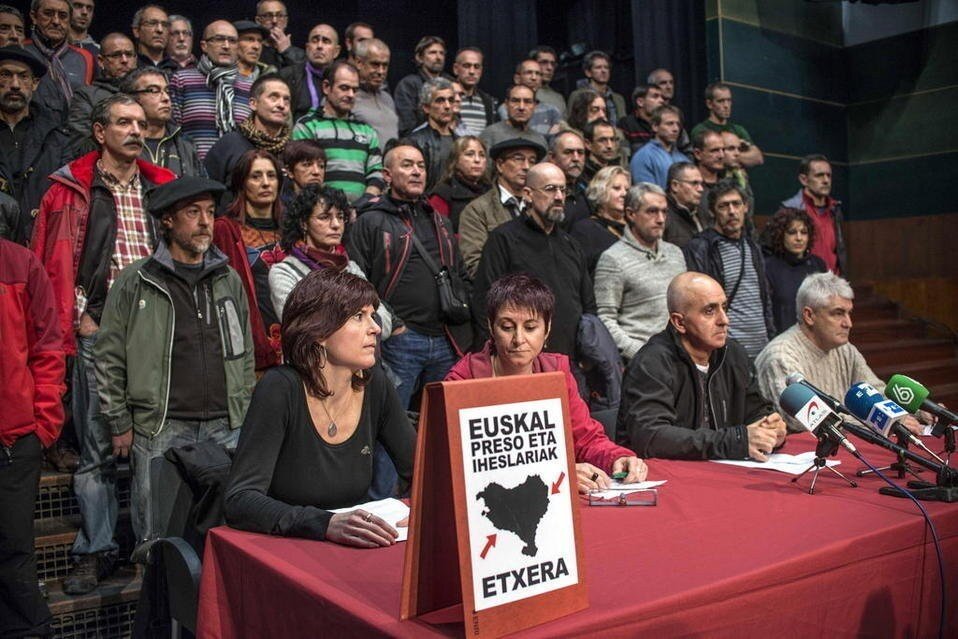 Reuni&oacute;n de los etarras excarcelados tras la derogaci&oacute;n de la doctrina Parot.
