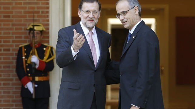 Rajoy, con el primer ministro de Andorra.