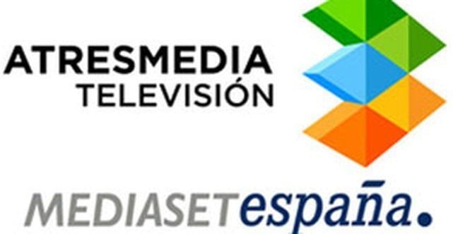 Imagen corporativa de Mediaset y Atresmedia.