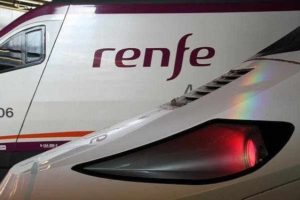 Trenes de Renfe.