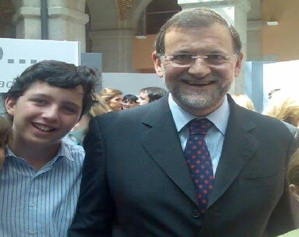 El pequeño Nicolás y Mariano Rajoy.