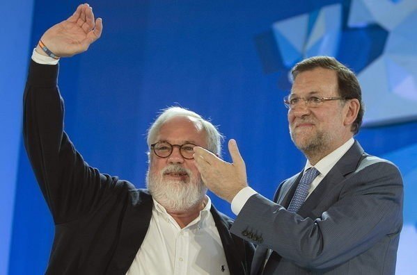Rajoy y Miguel Arias Cañete.