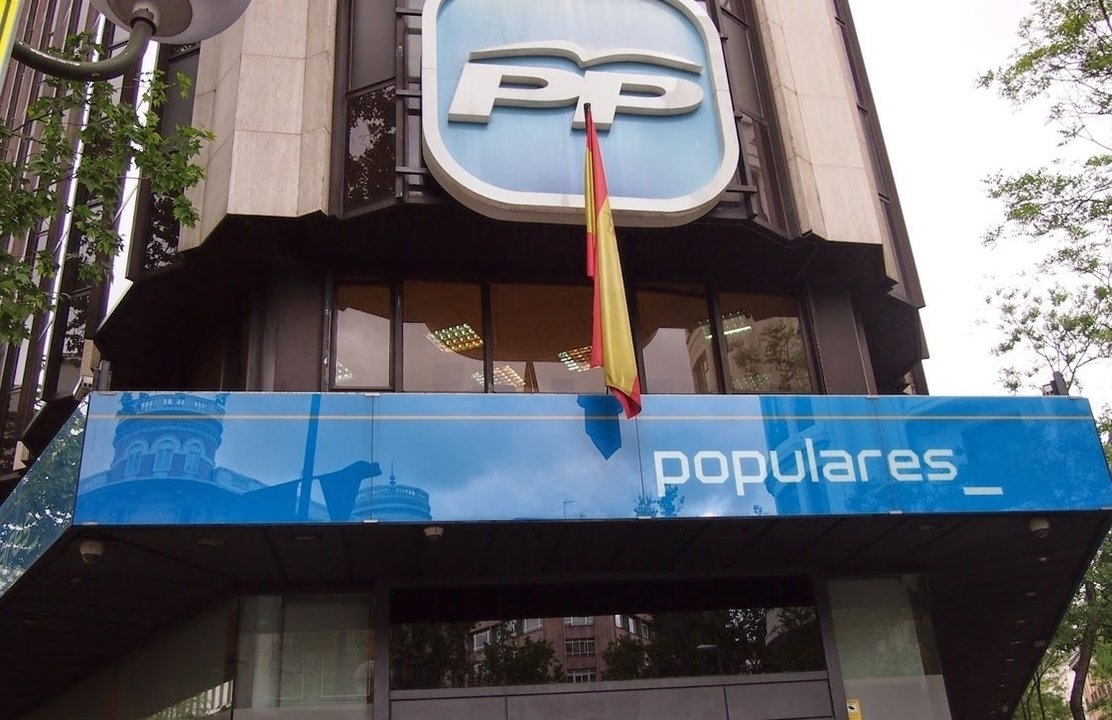 Sede del PP en la calle Génova.