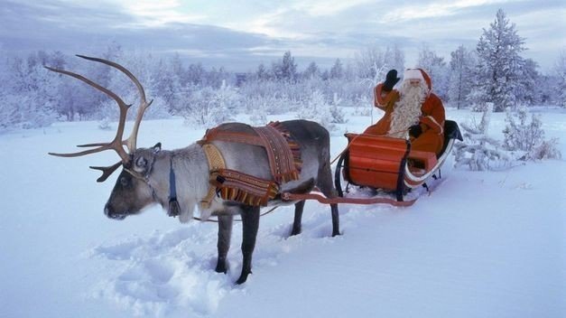 Residencia de Papa Noel en Laponia.