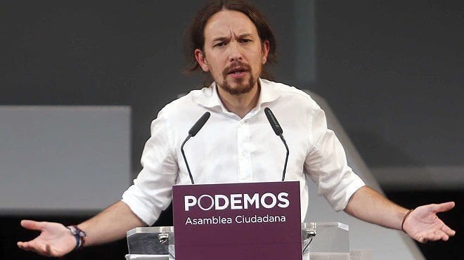 El l&iacute;der de Podemos, Pablo Iglesias.