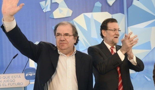 Juan Vicente Herrera y Mariano Rajoy.