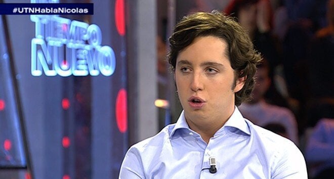 Fran Nicol&aacute;s, durante una entrevista en Telecinco.