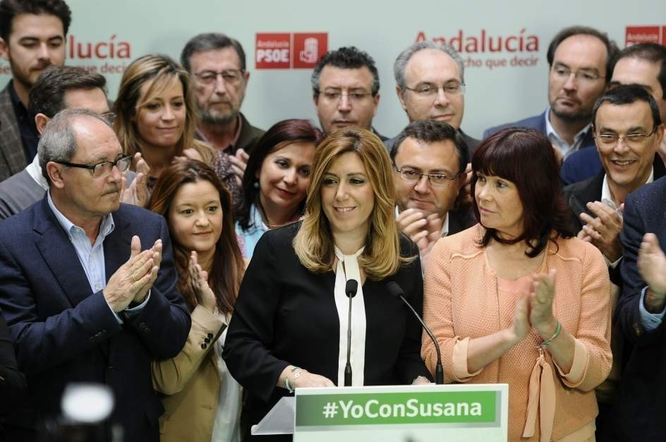 Susana Díaz, con la dirección del PSOE andaluz.