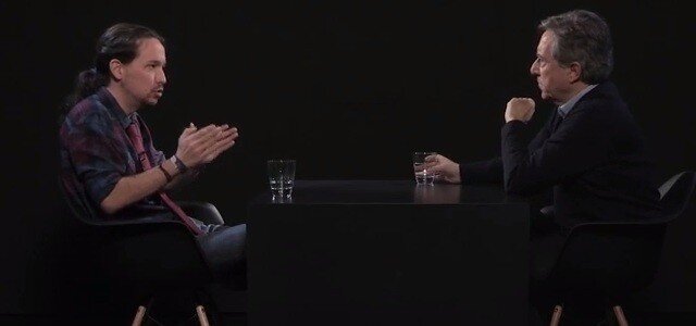 Pablo Iglesias e I&ntilde;aki Gabilondo en 'La Tuerka'.