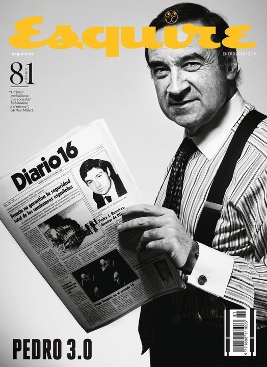 Pedro J. Ramírez, portada de la revista Esquire.