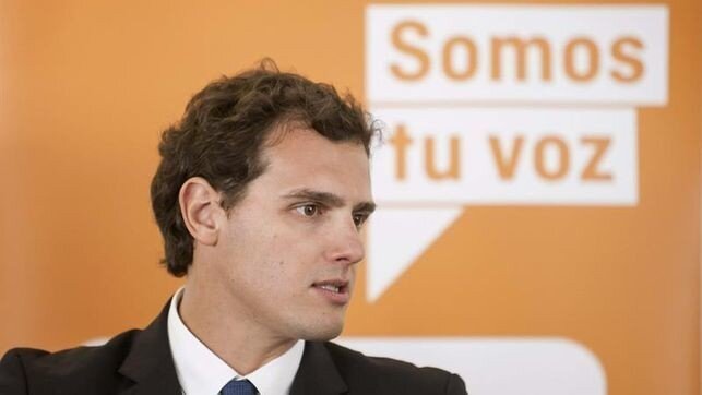 Albert Rivera en un acto de Ciudadanos.