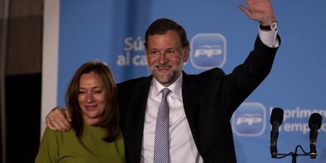 Mariano Rajoy y Elvira Fernández.