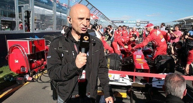Antonio Lobato, comentarista de la F1 en Antena 3.