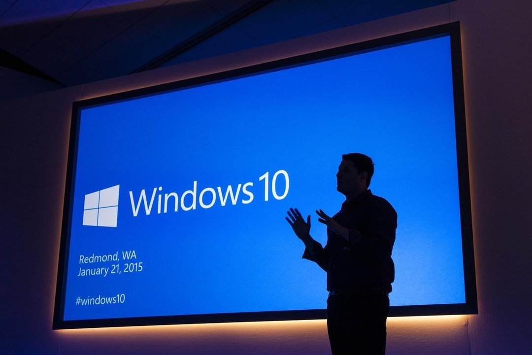 Acto de presentación de Windows 10, de Microsoft. 