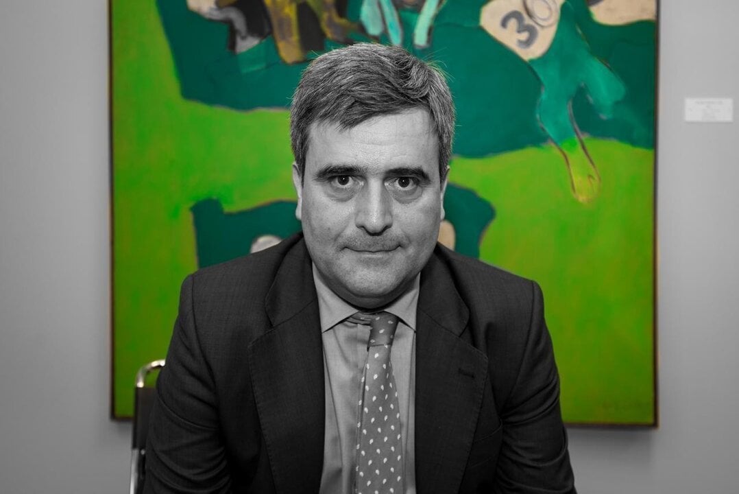 En su despacho y en las salas anejas, los lienzos sobre el deporte de contacto por antonomasia tienen especial protagonismo.