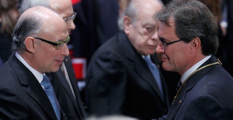 Crist&oacute;bal Montoro y Artur Mas.