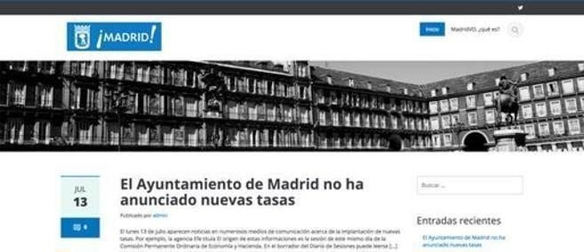 Version Original, la nueva web del Ayuntamiento de Madrid.