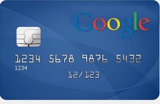 Tarjeta de débito de Google.