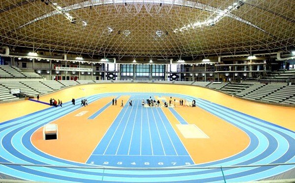 Pista de atletismo.