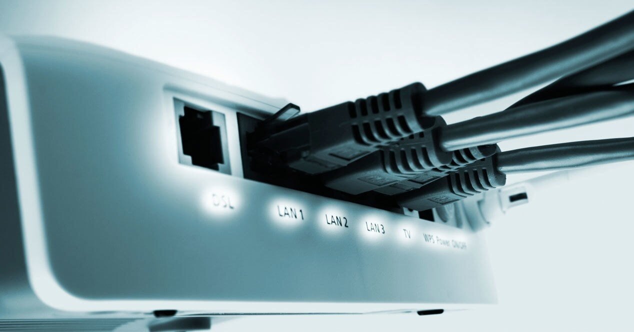 Router dom&eacute;stico. 