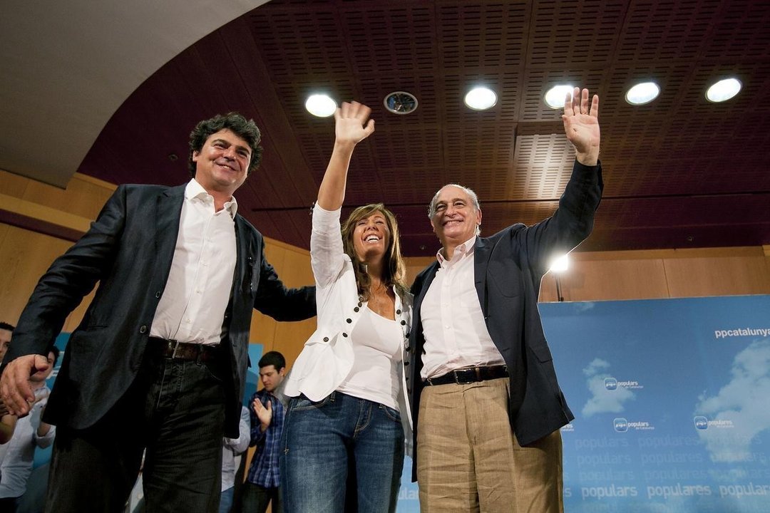 Jorge Moragas, Alicia Sánchez-Camacho y Jorge Fernández Díaz.