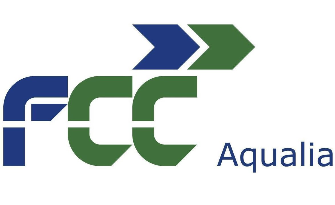 Logo de FCC Aqualia.