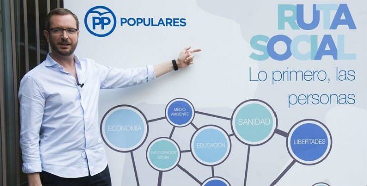 Javier Maroto, en la presentaci&oacute;n de la Ruta Social.
