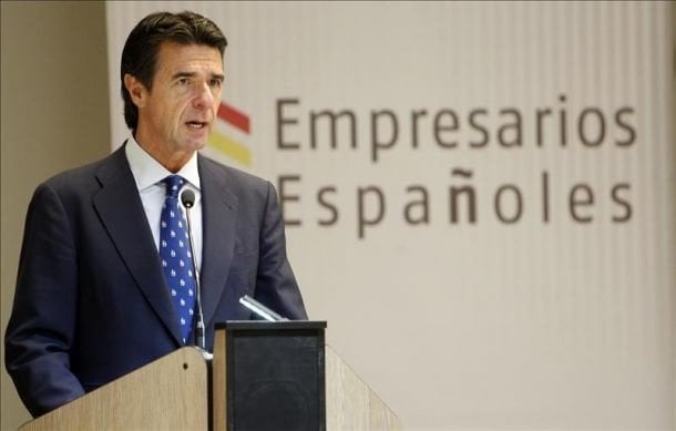 José Manuel Soria, ministro de Industria. 