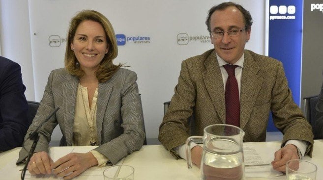 Arantza Quiroga y Alfonso Alonso.