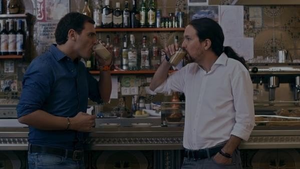 Imagen promocional de 'Salvados' con Pablo Iglesias y Albert Rivera. 